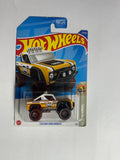 Custom Ford Bronco- Hotwheels USA-Yellow (J hook bent) (2021)