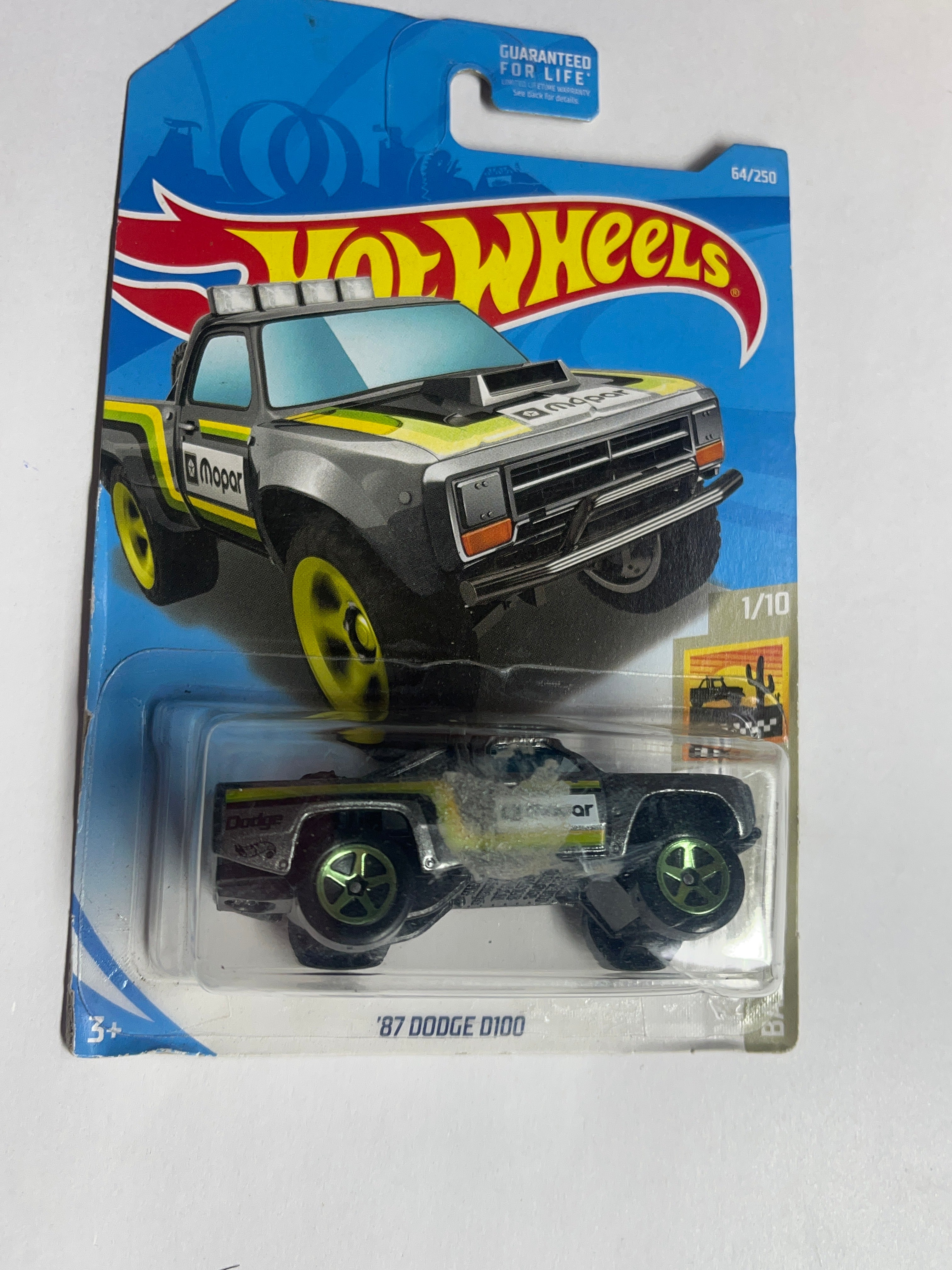 87 Dodge D100(blister bent)- Hotwheels USA (2021)