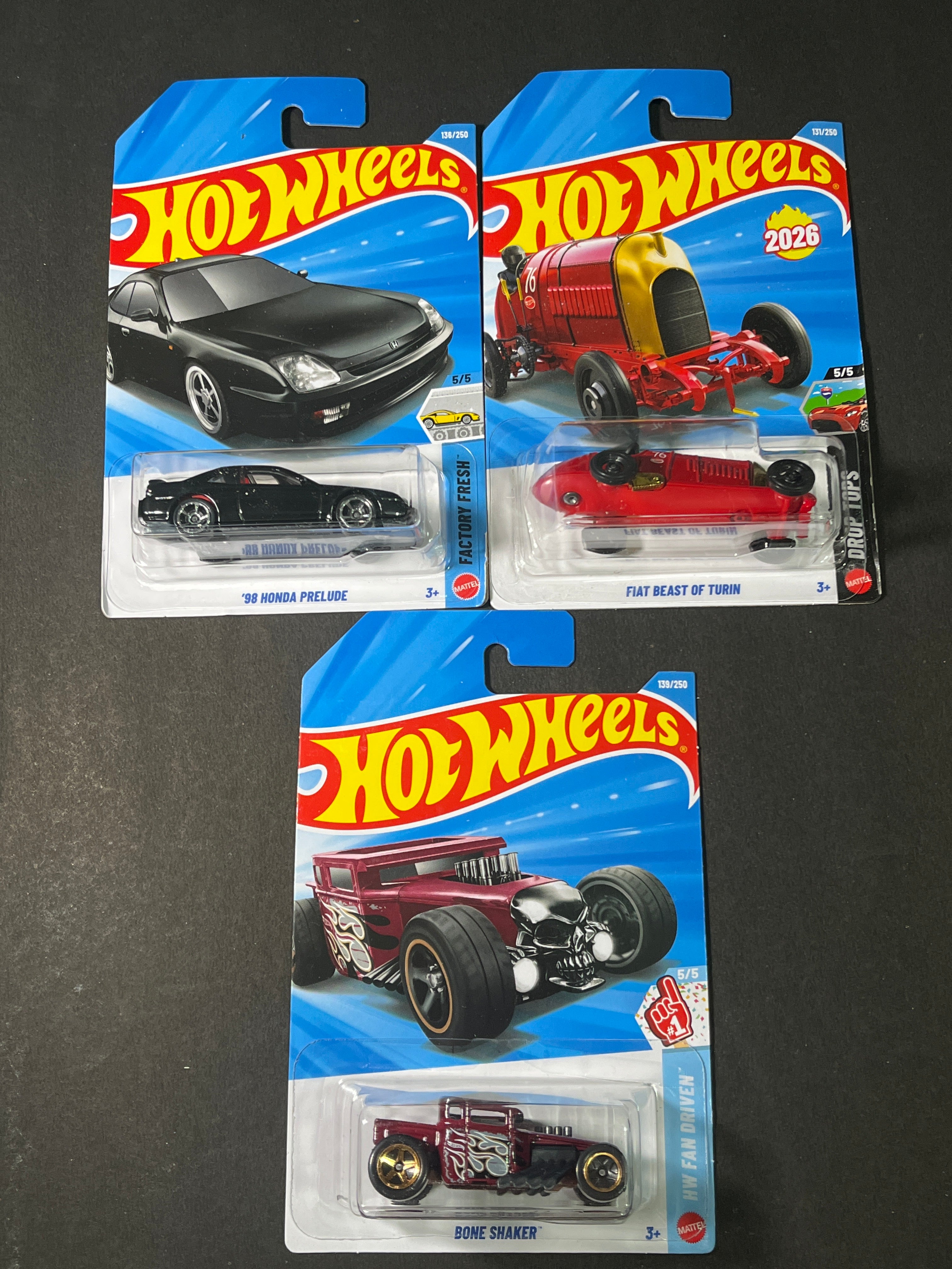 98 Honda prelude, Fiat Beast of turin & Bone Shaker