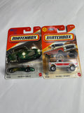 1965 Shelby cobra 427 (64/125) and 1974 Ford f-100 ranger (69/125) - matchbox