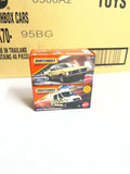 1968 Ford mustang fastback (61/125) and Mercedes-Benz sprinter ambulance (35/125)- matchbox