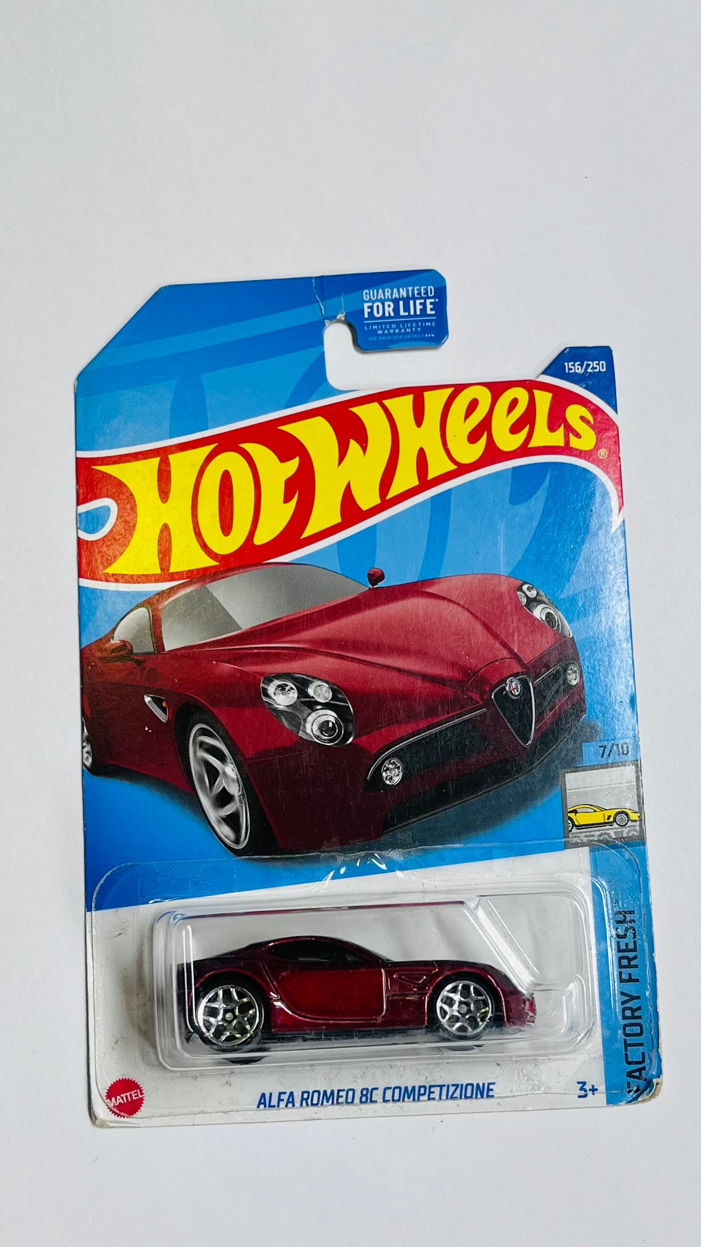 Alfa Romeo 8c Competizione HotWheels - 156/250 from year 2022