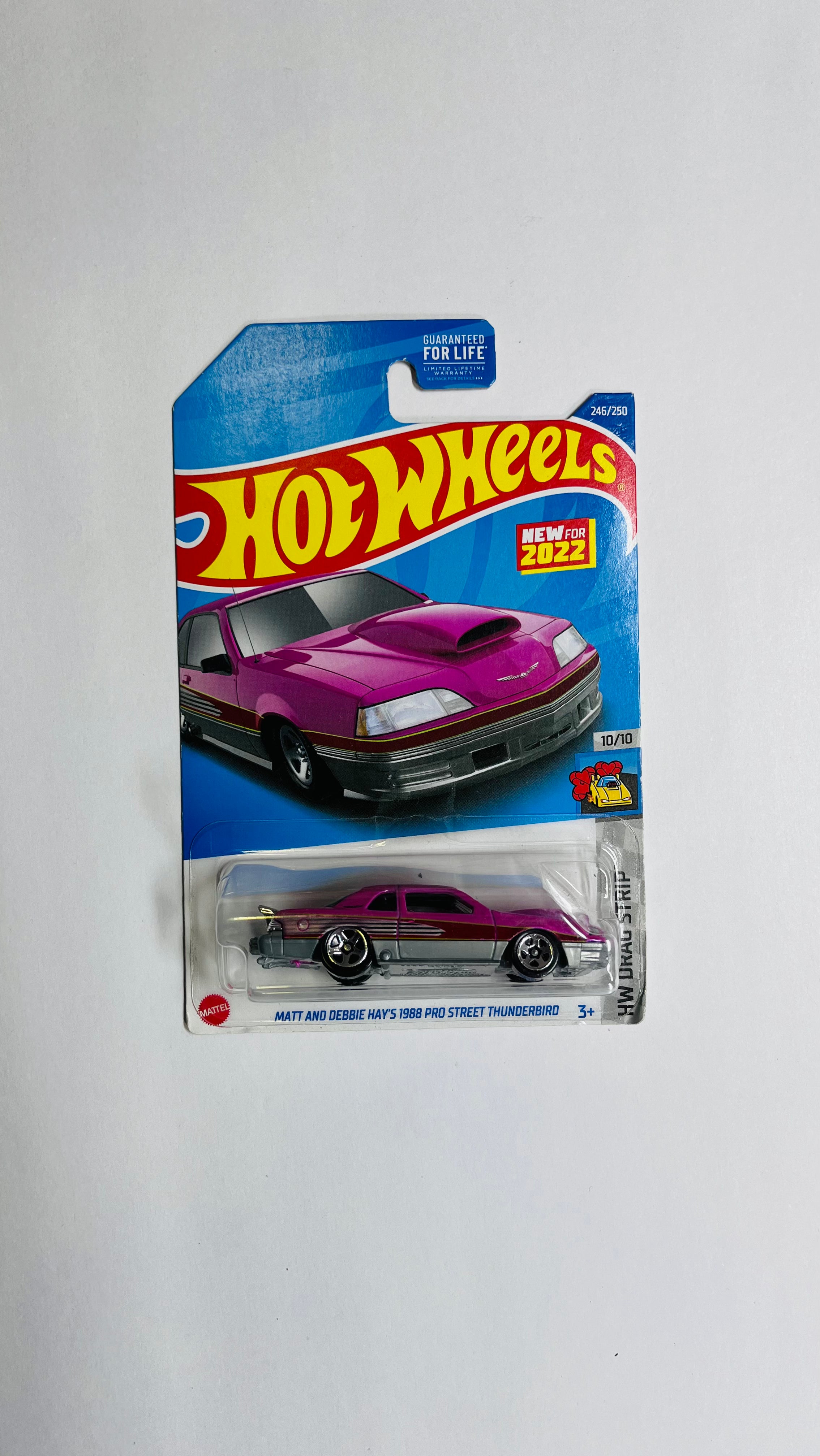 matt and Debbie hay's 1988 pro street thunderbird Hotwheels- 246/250 (2021)