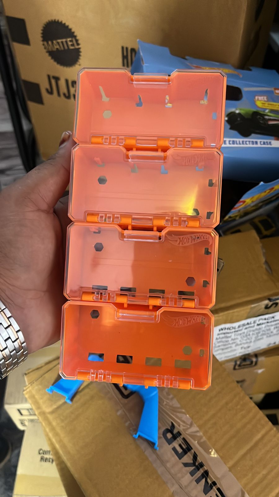 Hot Wheels Ultimate Collector Case & Promotional Golden Car (Sealed)