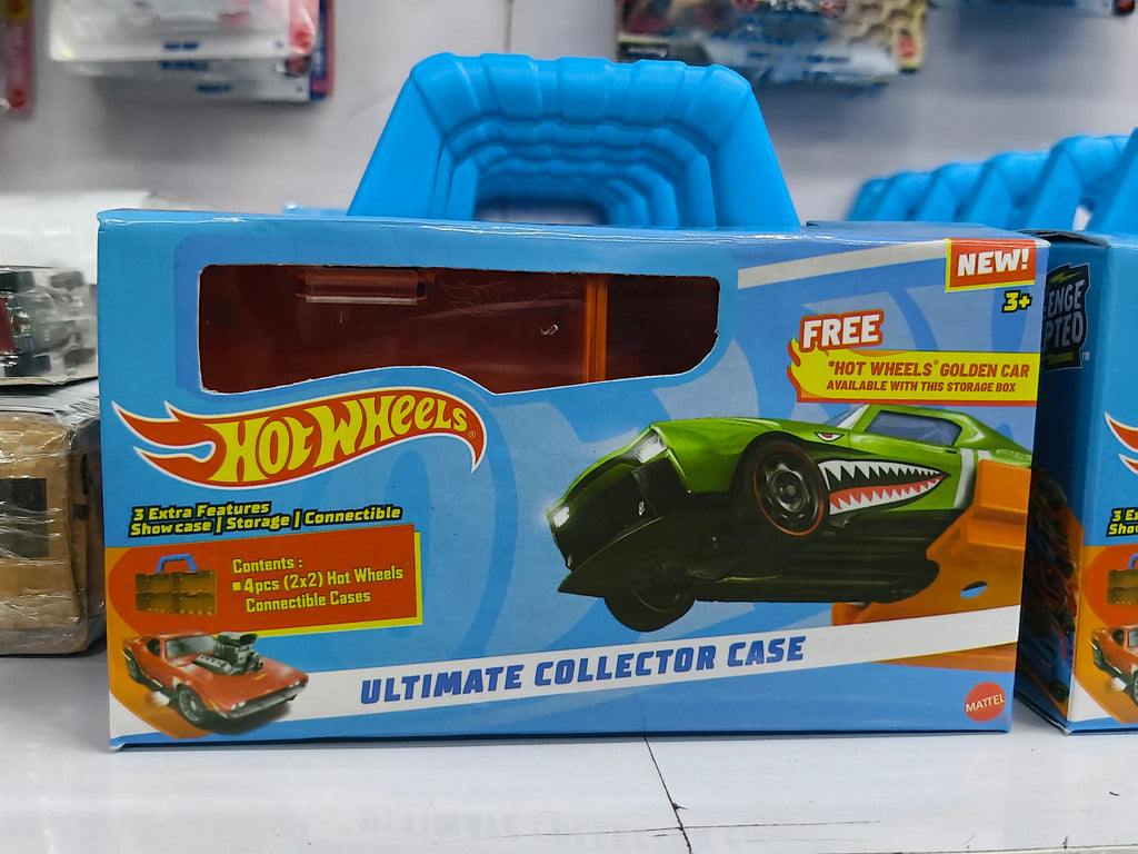 Hot Wheels Ultimate Collector Case & Promotional Golden Car (Sealed)