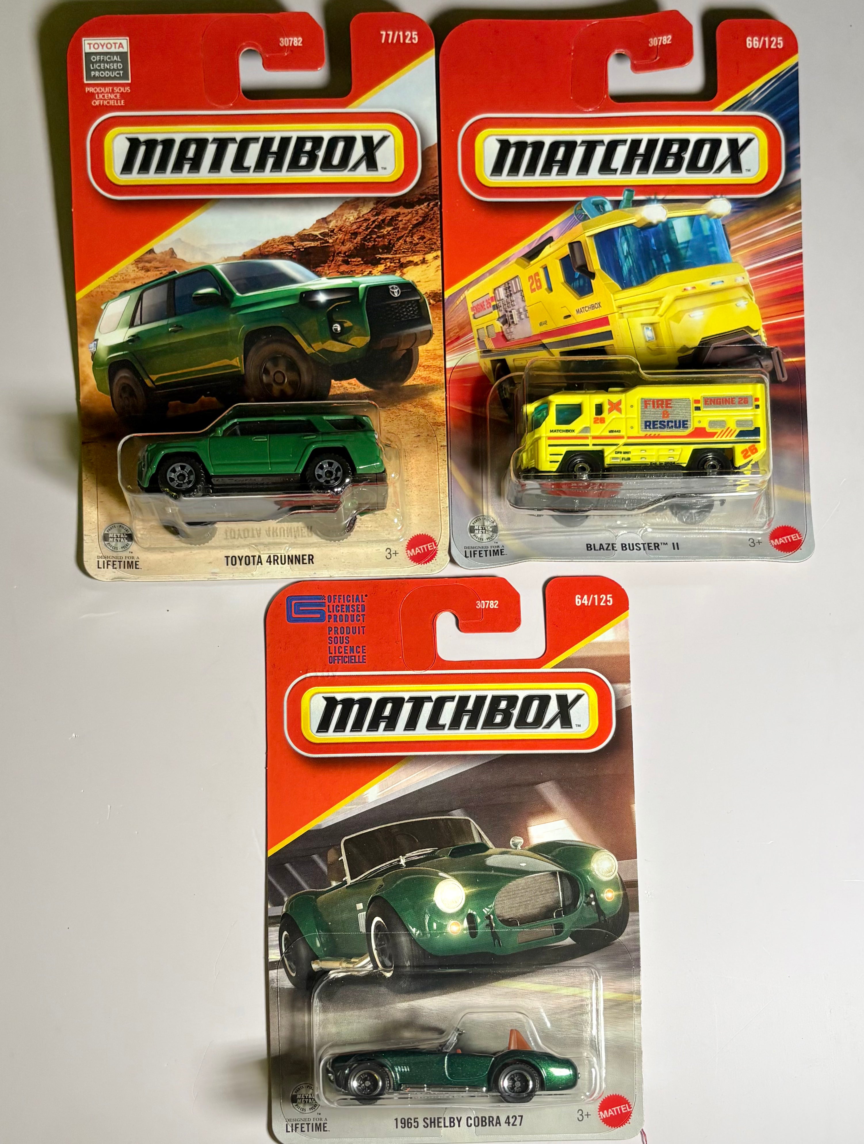 1965 Shelby Cobra 427 , Toyota 4Runner & Blaze Buster™ II