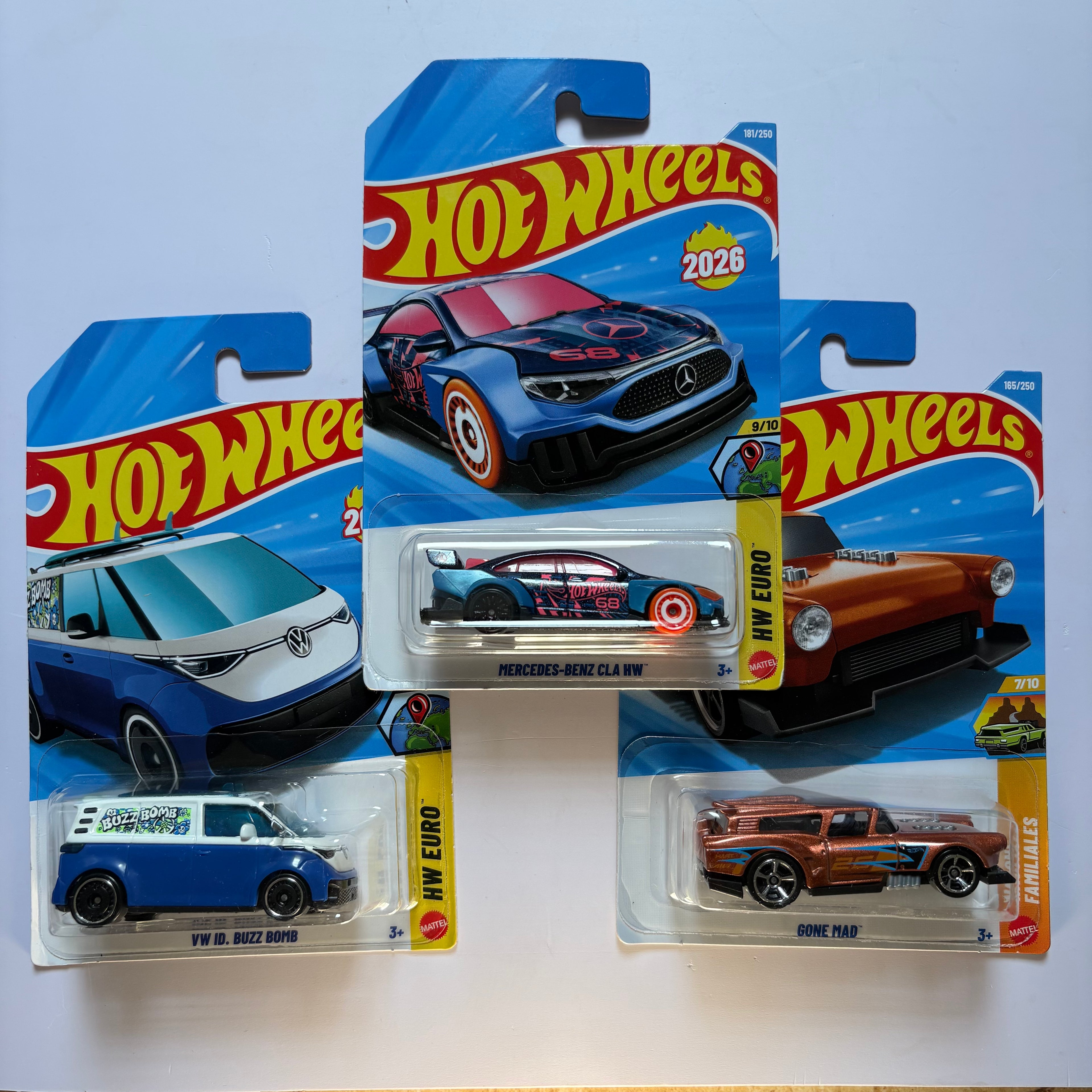 Mercedes-Benz CLA HW , VW ID. Buzz Bomb & Gone Mad