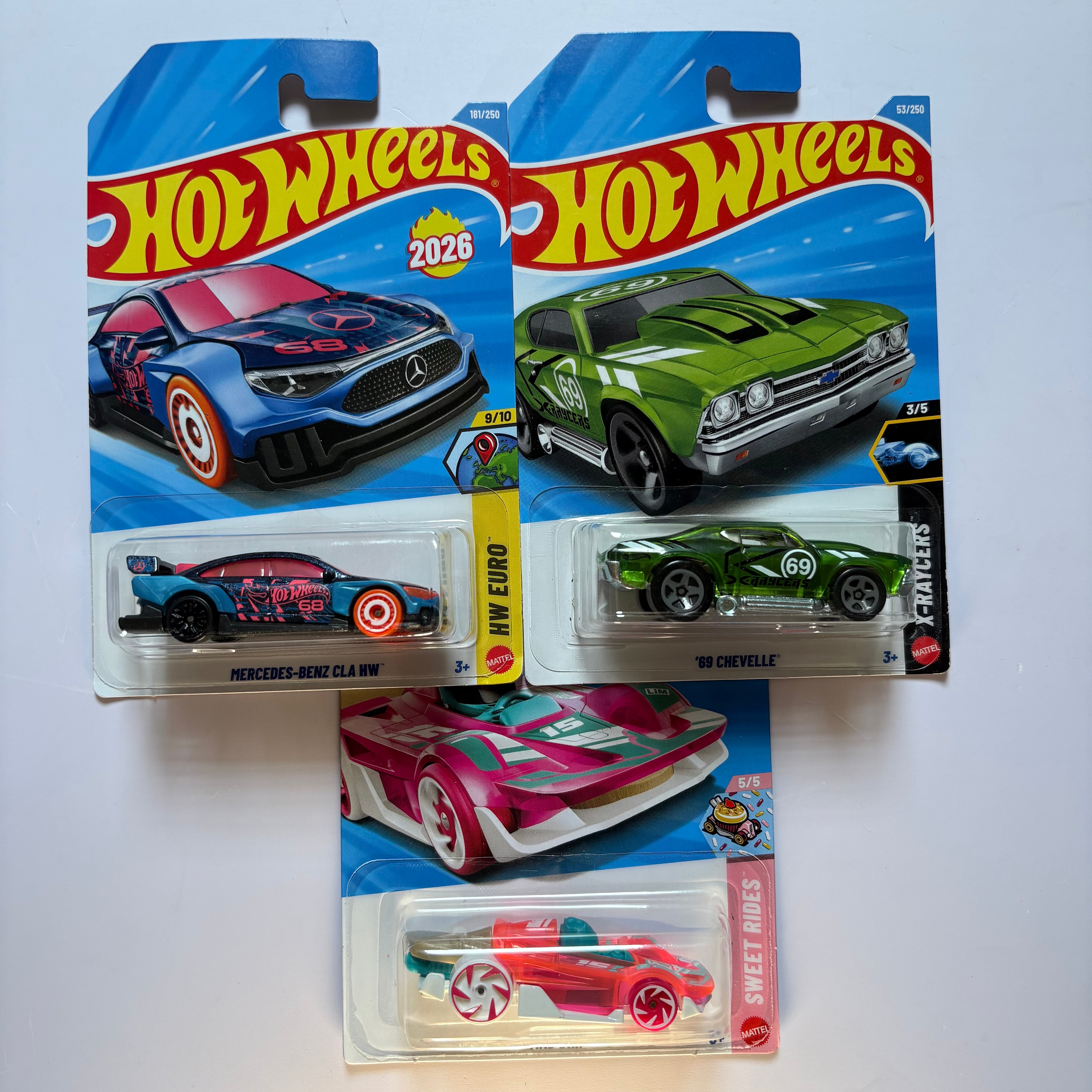 Mercedes-Benz CLA HW, '69 Chevelle & Mad Drip