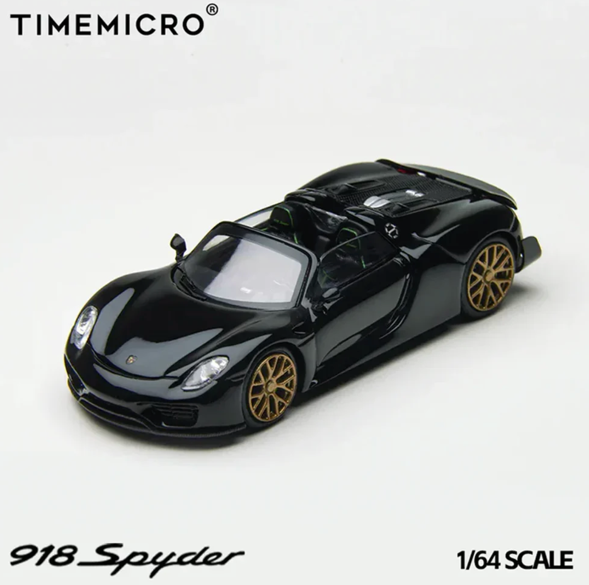Porsche 918 Spyder with Gold Wheels - Limited edition of 999 units worldwide