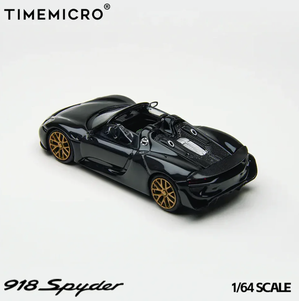 Porsche 918 Spyder with Gold Wheels - Limited edition of 999 units worldwide