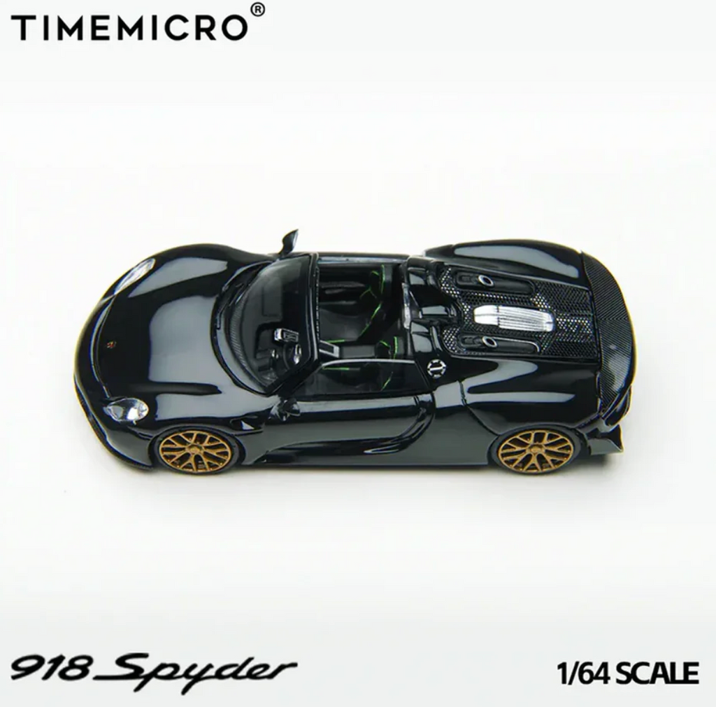 Porsche 918 Spyder with Gold Wheels - Limited edition of 999 units worldwide