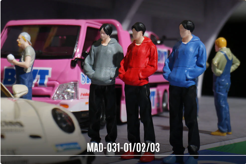 Hands-in-Pockets Boy Figurine (3 Variants)-MAD by MoreArts (MAD023)