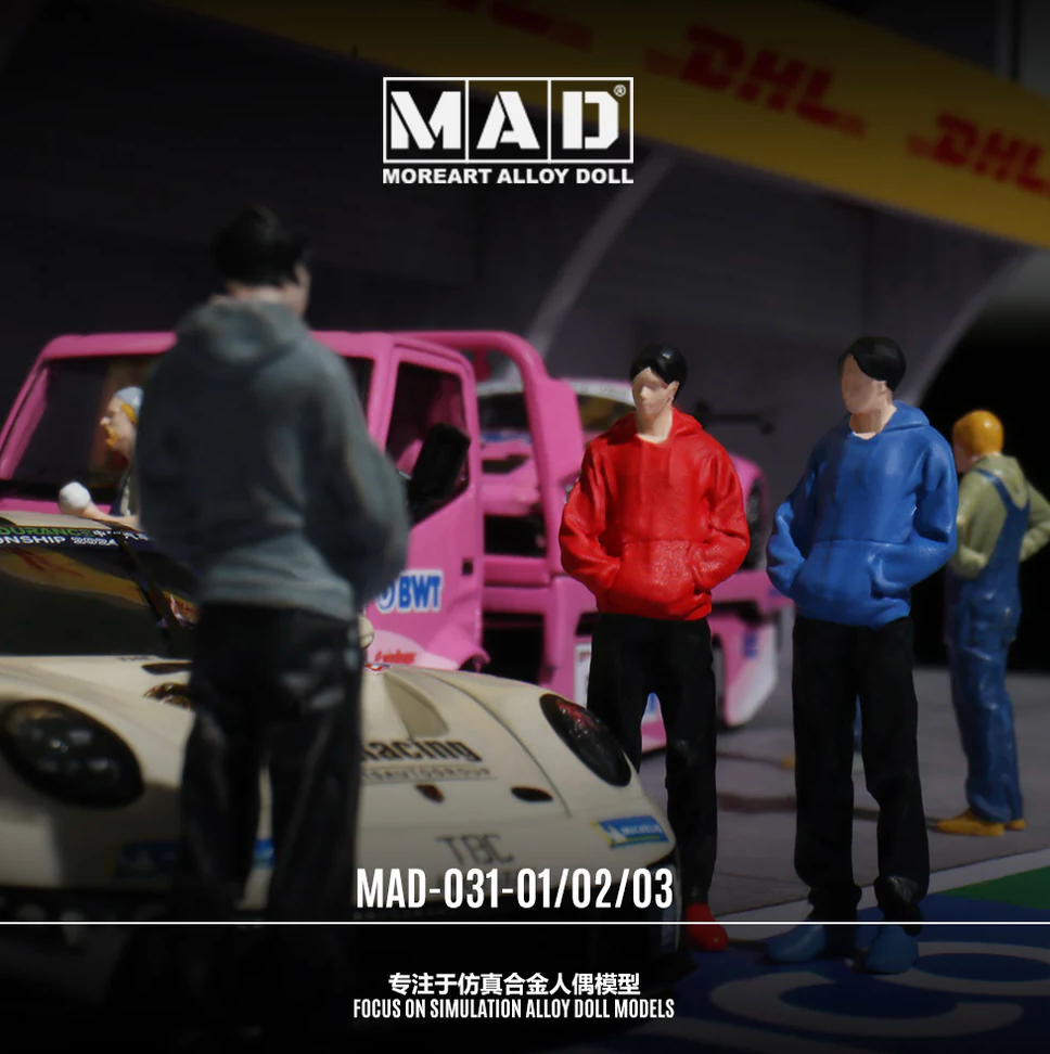 Hands-in-Pockets Boy Figurine (3 Variants)-MAD by MoreArts (MAD023)