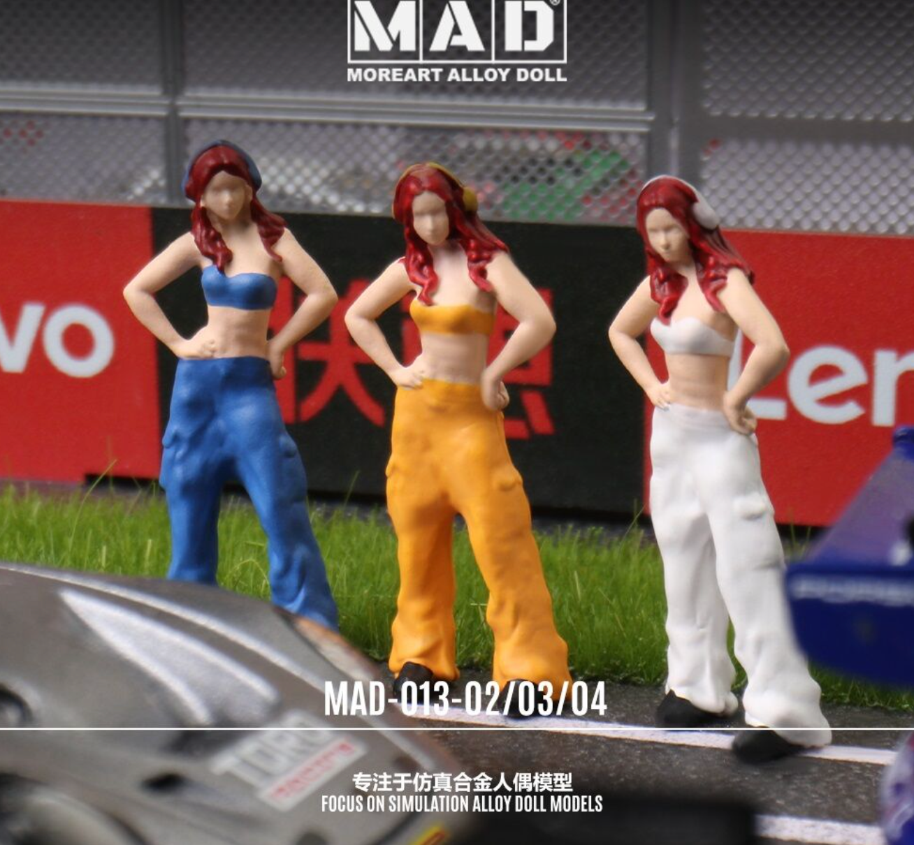 Auto Mechanic girl figurine - 3 variants-MAD by MoreArts