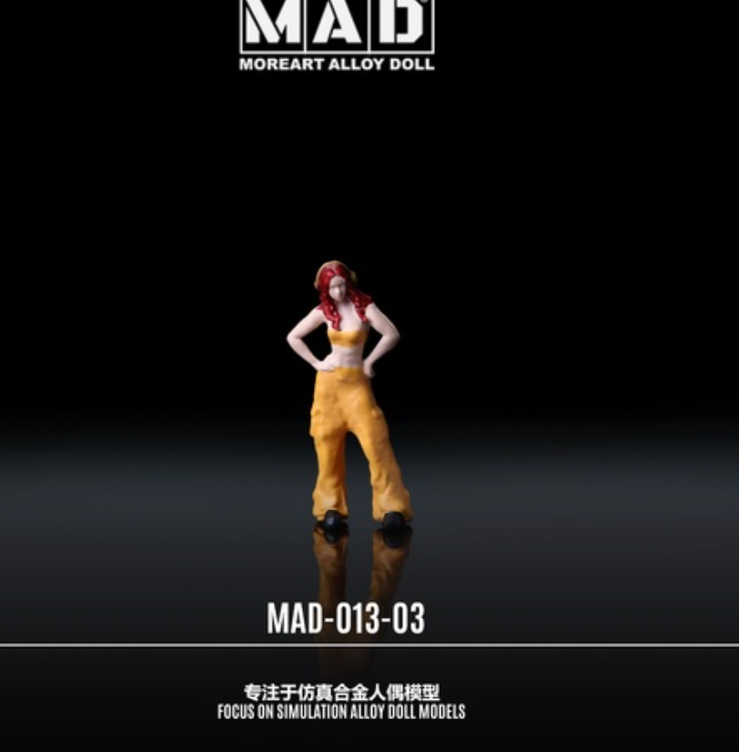 Auto Mechanic girl figurine - 3 variants-MAD by MoreArts