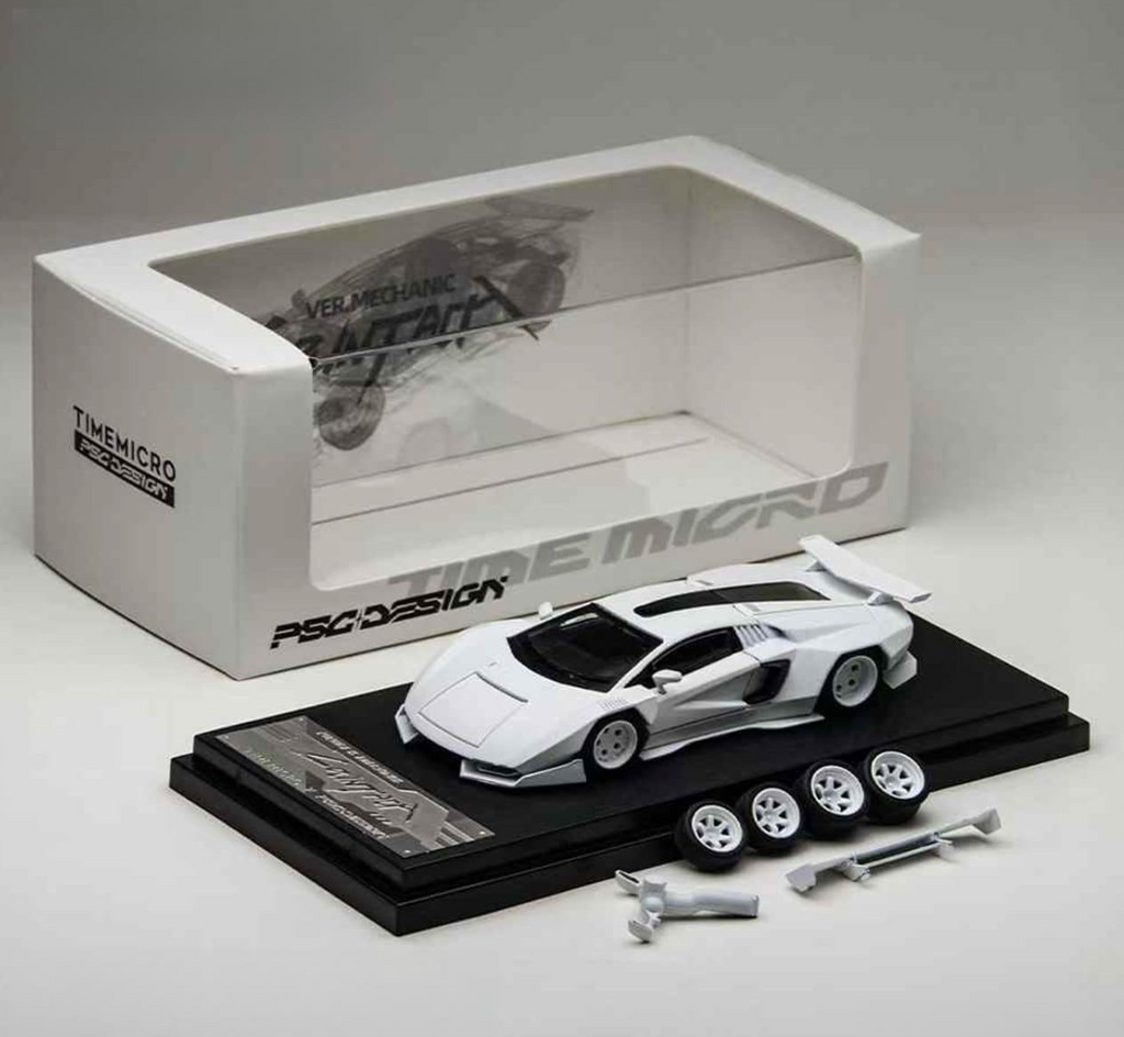 Lamborghini Countach LPI800-4 V Ver. Mechanic/Engineer version White-Limited edition