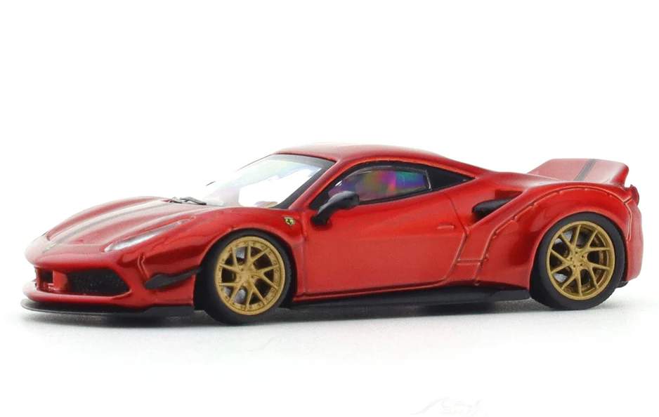 LBWK Ferrari 488 Widebody Metallic red LB488