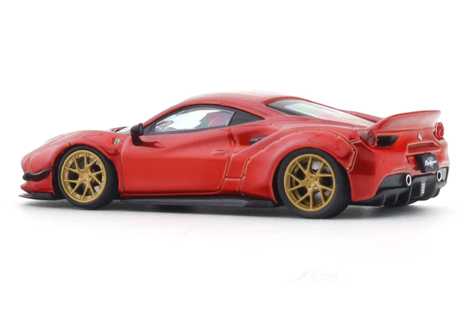 LBWK Ferrari 488 Widebody Metallic red LB488