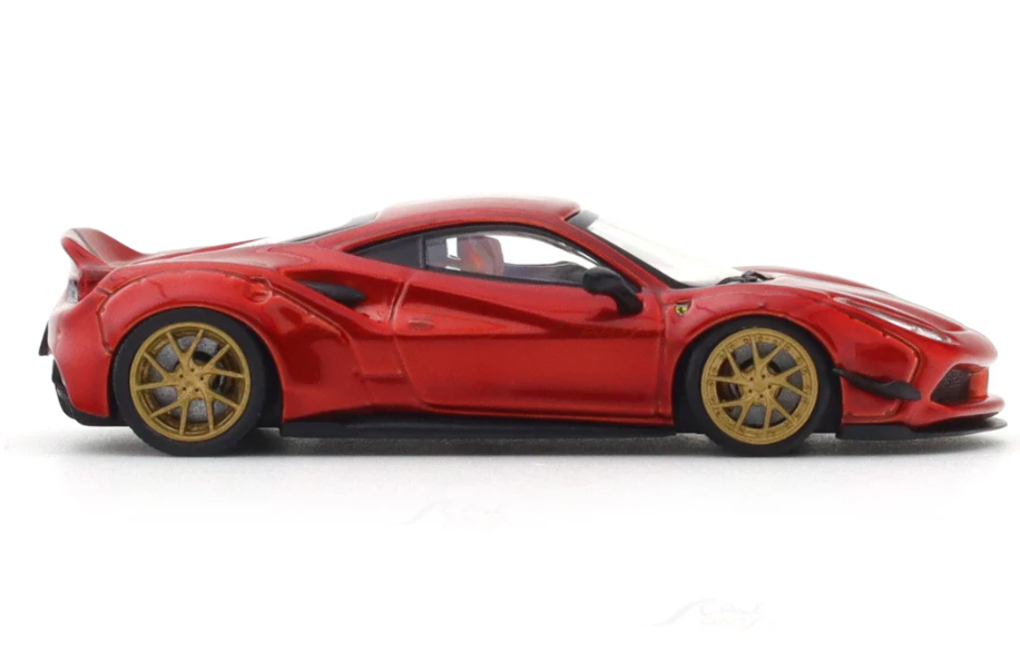 LBWK Ferrari 488 Widebody Metallic red LB488