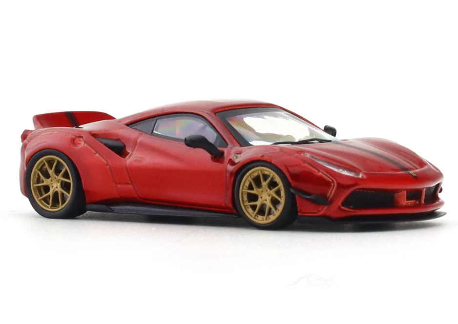 LBWK Ferrari 488 Widebody Metallic red LB488