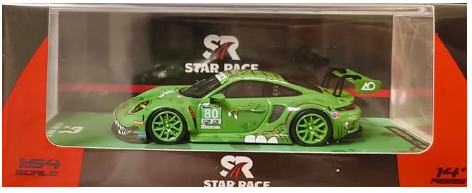 Porsche 911 GT3 #80 Green Tyrannosaurus (Rexy) limited to 999 units
