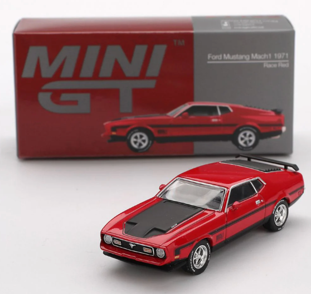 Ford Mustang Mach 1 1971 Race Red #1122 (Box Version)