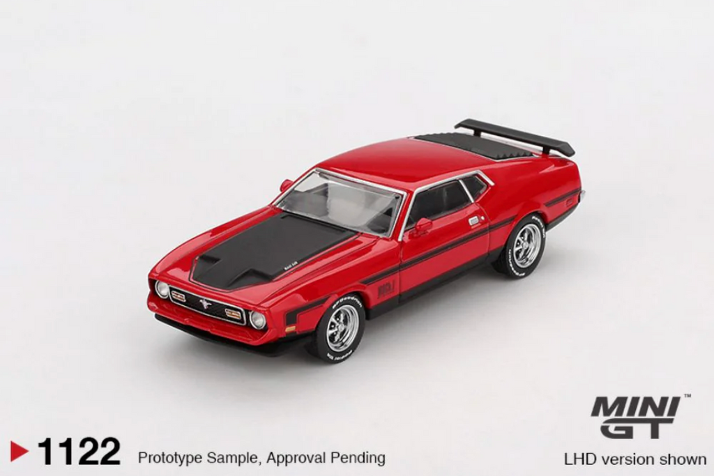 Ford Mustang Mach 1 1971 Race Red #1122 (Box Version)