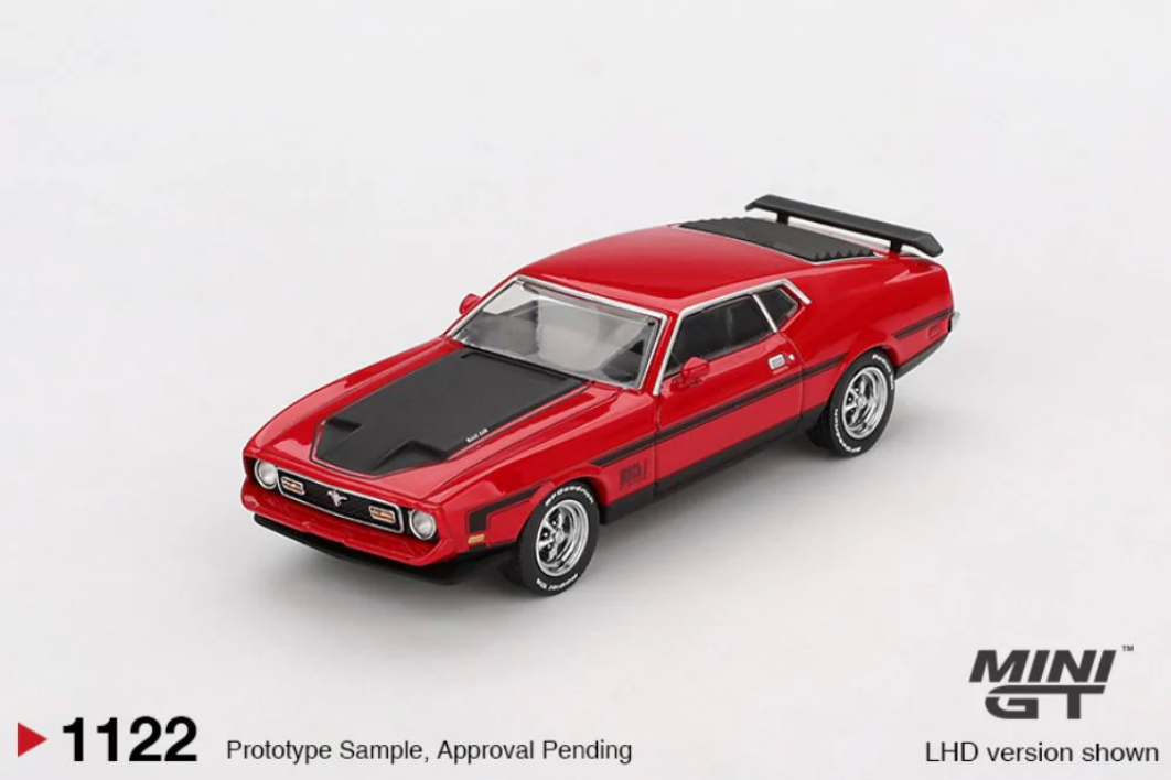 Ford Mustang Mach 1 1971 Race Red #1122 (Box Version)
