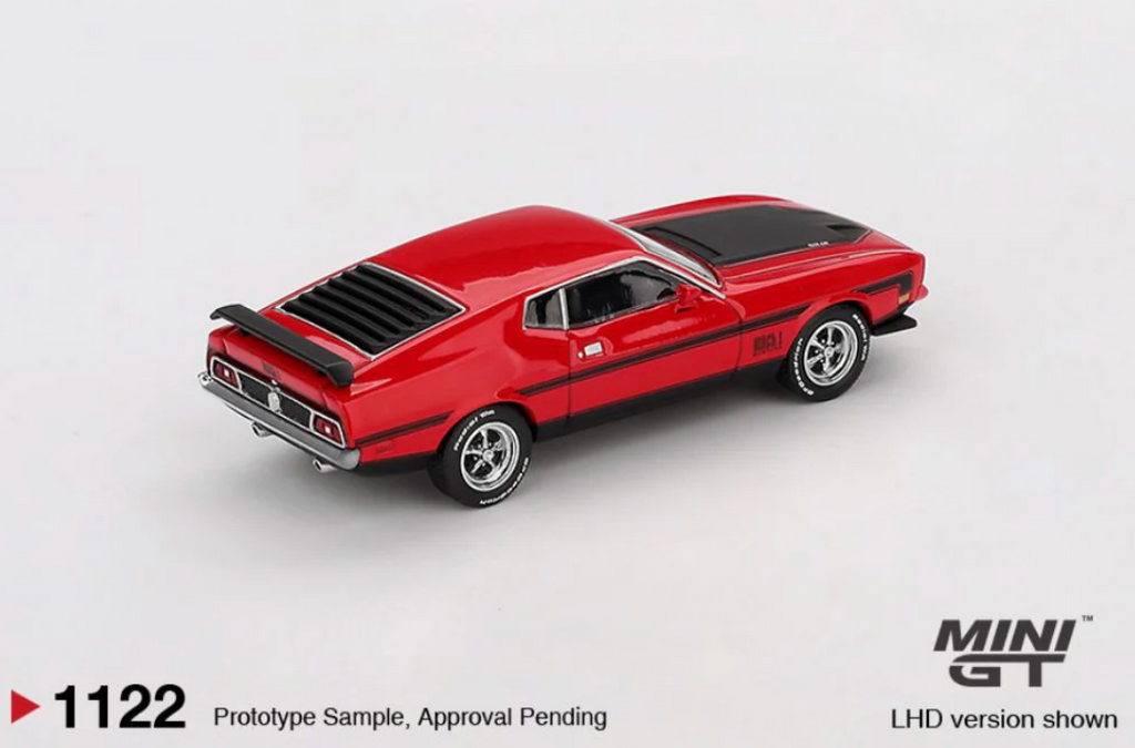 Ford Mustang Mach 1 1971 Race Red #1122 (Box Version)
