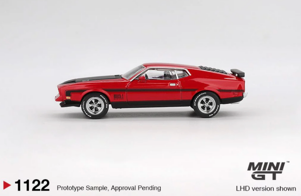 Ford Mustang Mach 1 1971 Race Red #1122 (Box Version)