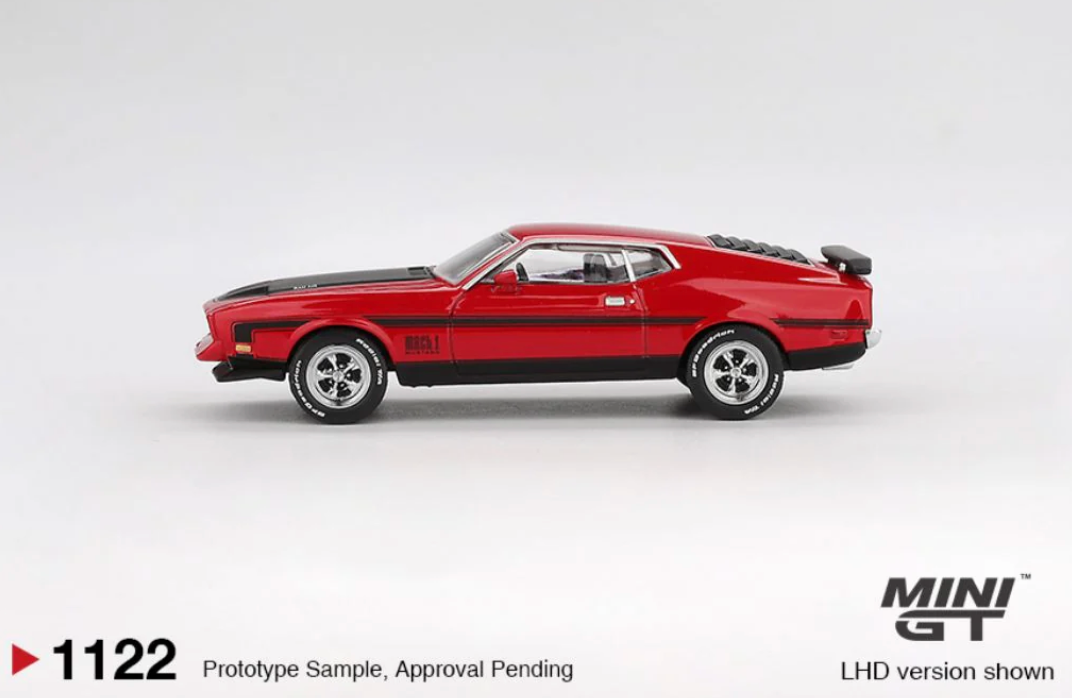 Ford Mustang Mach 1 1971 Race Red #1122 (Box Version)