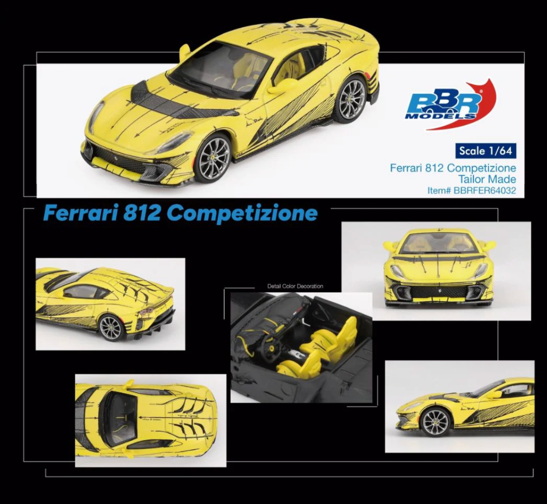 Ferrari 812 Competizione Tailor Made - BBR Model #032