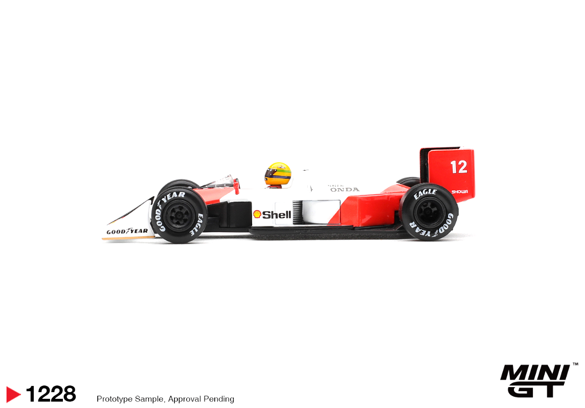 (Pre-Order) McLaren MP4/4 #12 Ayrton Senna 1988 Canadian Grand Prix Winner (Blister packaging)