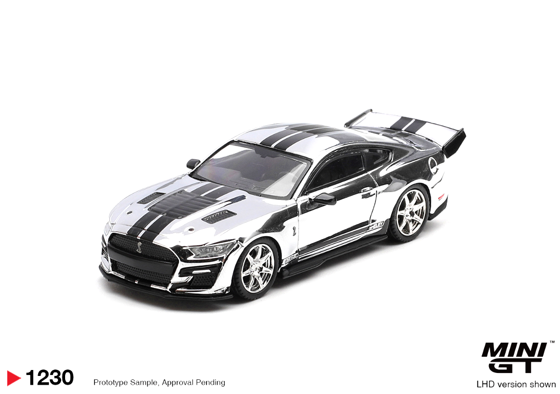 (Pre-Order)Shelby GT500 Dragon Snake Concept Chrome Silver (Blister Pack)