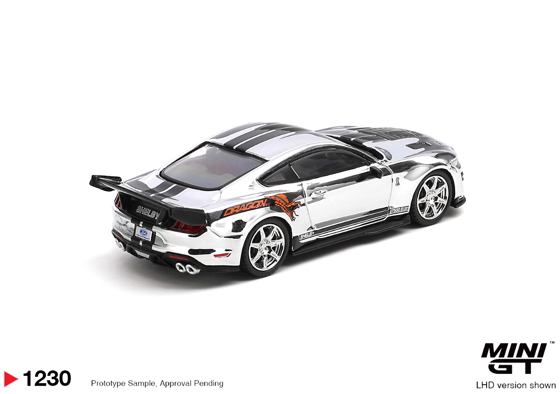(Pre-Order)Shelby GT500 Dragon Snake Concept Chrome Silver (Blister Pack)