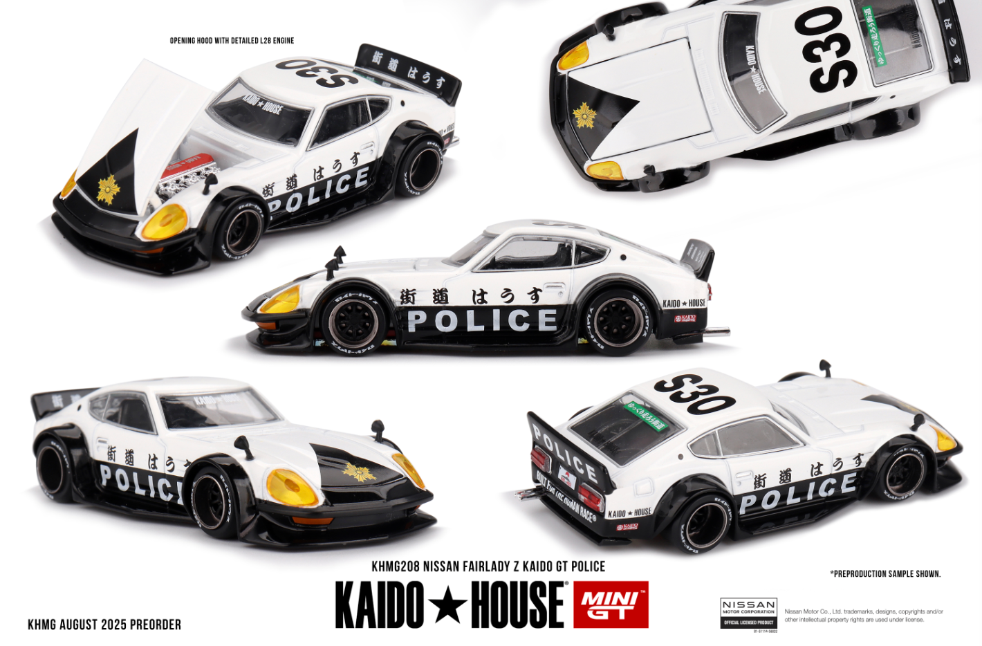 Nissan Fairlady Z Kaido GT Police #208 - Kaido House