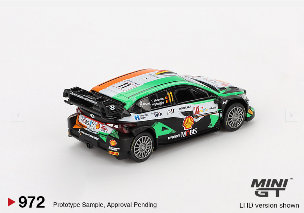 Hyundai i20 N Rally1 #11 2023 Rally Croatia Power Stage Winner #972(Box Version)