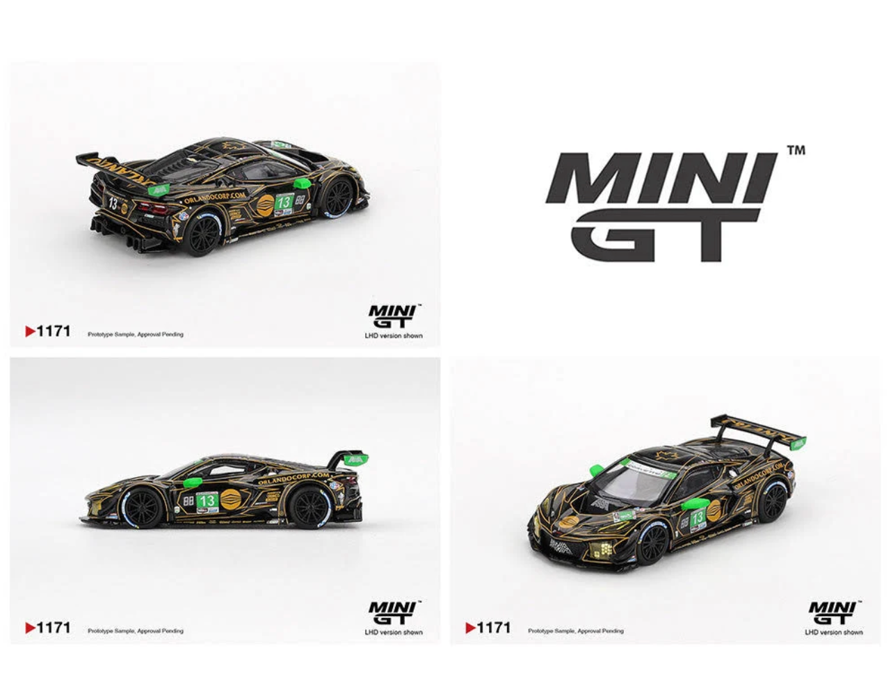 Chevrolet Corvette Z06 GT3.R #13 AWA 2025 IMSA Daytona 24 Hrs #1171 (Blister)