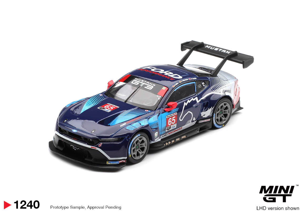 (Pre-Order) Ford Mustang GT3 #65 Ford Multimatic Motorsports  2025 IMSA Daytona 24 Hrs Winner (Blister Packaging)