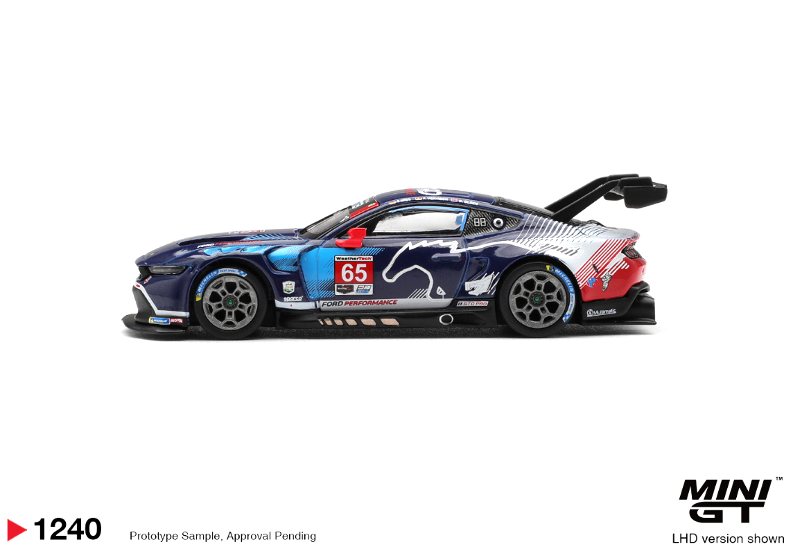 (Pre-Order) Ford Mustang GT3 #65 Ford Multimatic Motorsports  2025 IMSA Daytona 24 Hrs Winner (Blister Packaging)