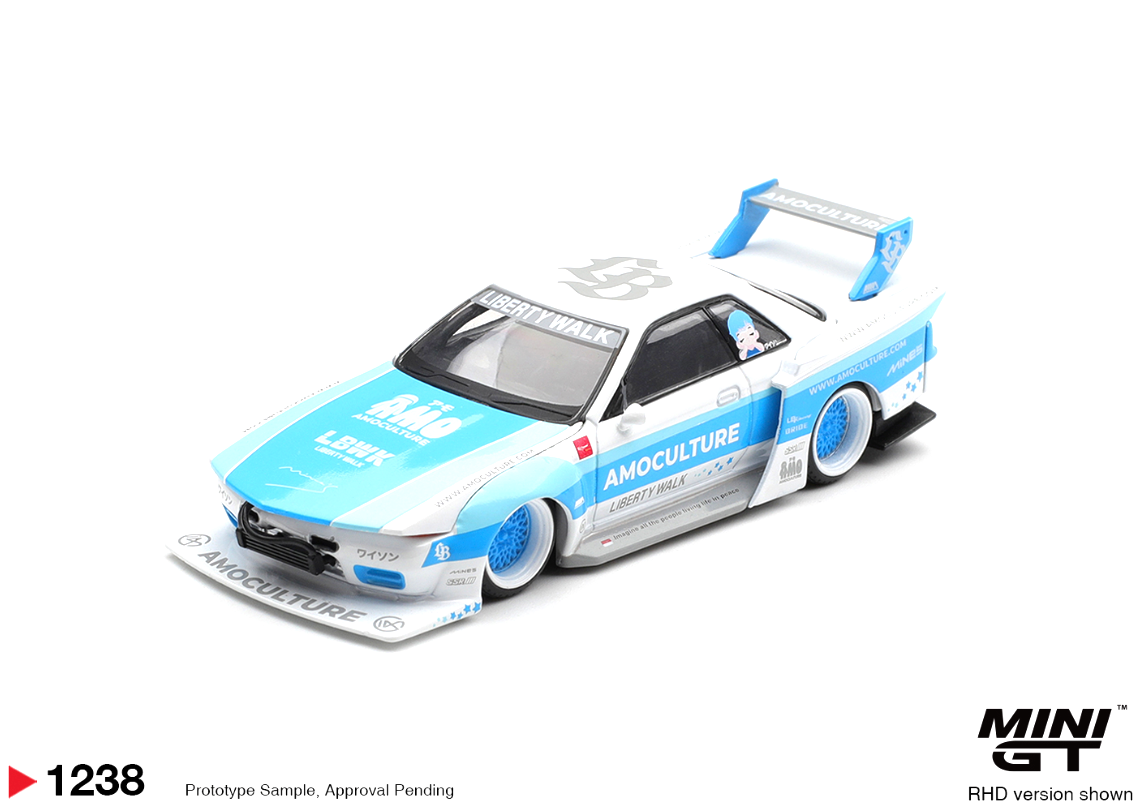 (Pre-Order)Nissan Skyline GT-R (R32)  LBWK Kaido Works AMOCULTURE (Blister Packaging)
