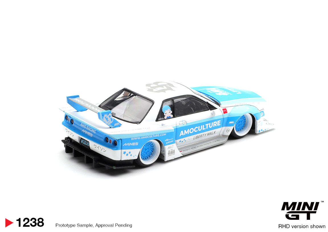(Pre-Order)Nissan Skyline GT-R (R32)  LBWK Kaido Works AMOCULTURE (Blister Packaging)