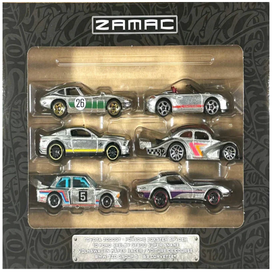 Hot Wheels Silver Series ZAMAC Themed Multipack (6-Pack)