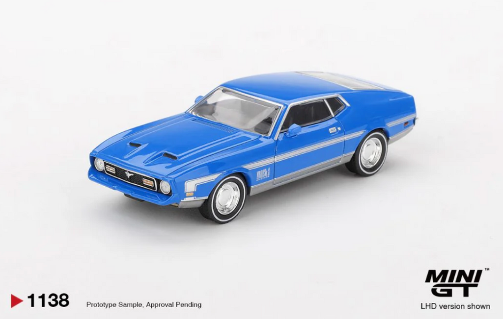 Ford Mustang Mach 1 Grabber Blue (Box pack) #1138