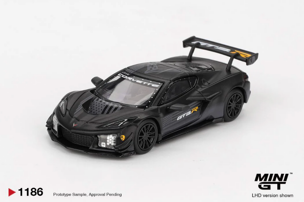 Mini GT #1186: Chevrolet Corvette Z06 GT3.R Road America Test car (Box pack)