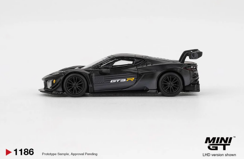 Mini GT #1186: Chevrolet Corvette Z06 GT3.R Road America Test car (Box pack)