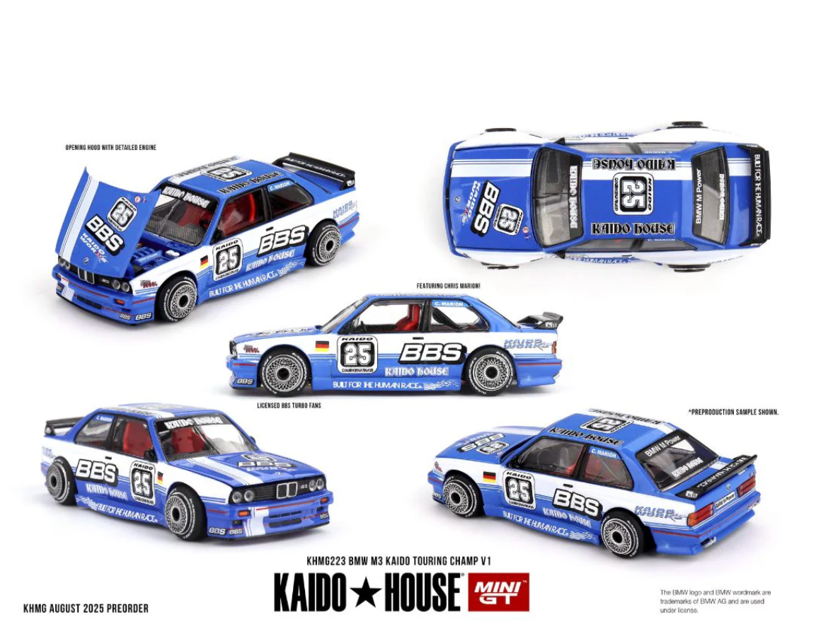 Mini GT Kaido House #223: BMW M3 Kaido Touring Champ V1