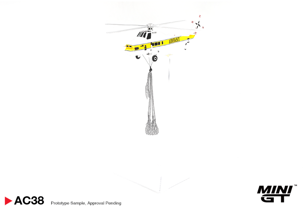 (Pre-Order)Sikorsky S58T Helicopter 1985 Camel Trophy