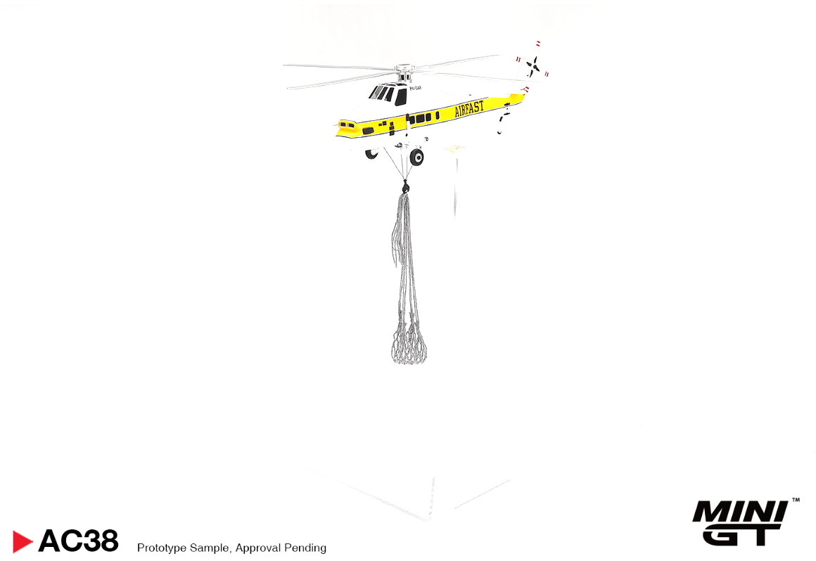 (Pre-Order)Sikorsky S58T Helicopter 1985 Camel Trophy