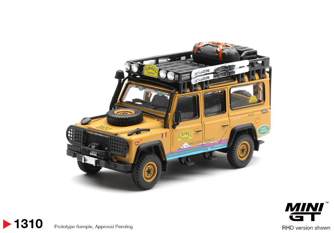 (Pre-Order)Land Rover Defender 110 1998 Camel Trophy Tierra del Fuego CT.36 Romania (Box Packaging)